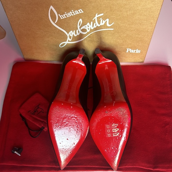 Christian Louboutin Plato 100 Napa shiny black leather platform - Picture 5 of 14